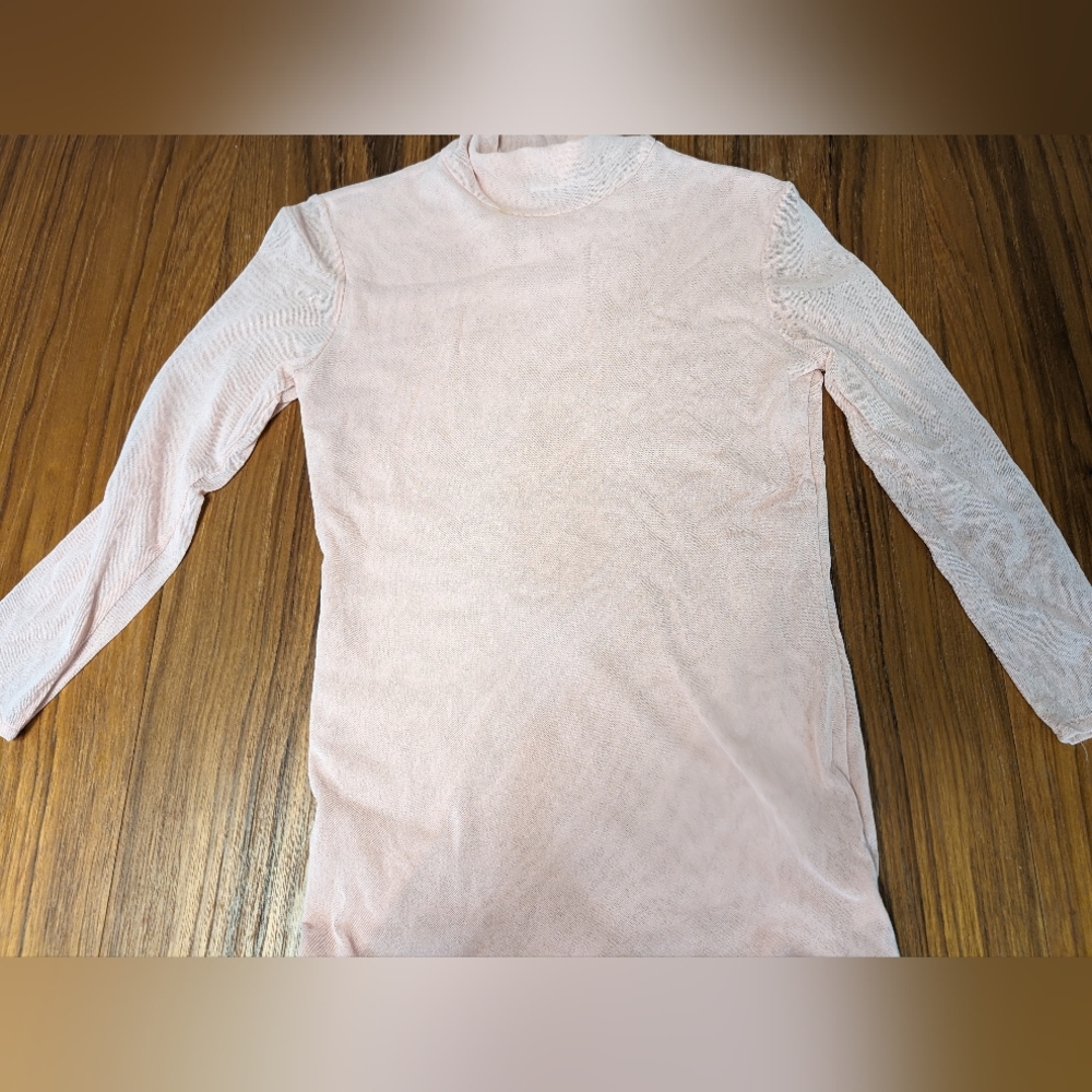Ny&co mesh sheet pink top